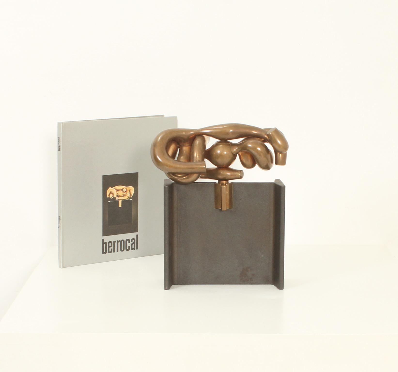 Moderno Scultura in bronzo di Miguel Berrocal La Maja, Spagna, 1978 in vendita