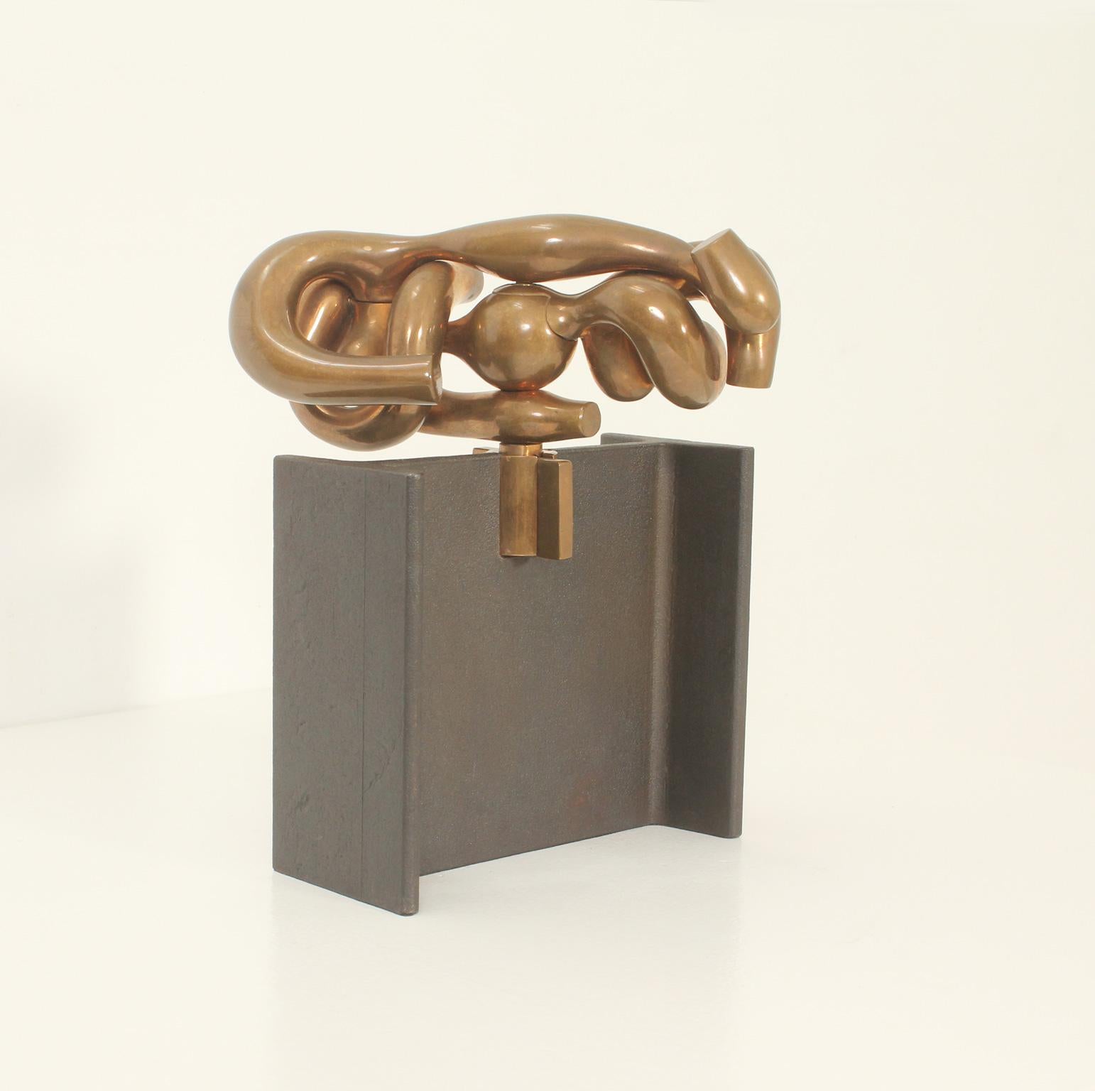Fine XX secolo Scultura in bronzo di Miguel Berrocal La Maja, Spagna, 1978 in vendita