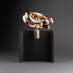 Miguel Berrocal : "La Maja", Puzzle bronze sculpture, 11 elements - 1978