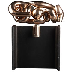 Miguel Berrocal : "La Maja", Puzzle bronze sculpture, 11 elements - 1978