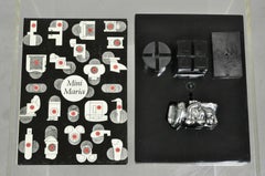 Miguel Berrocal La Mini Maria Nickel-Plated Puzzle Sculpture Box and Book