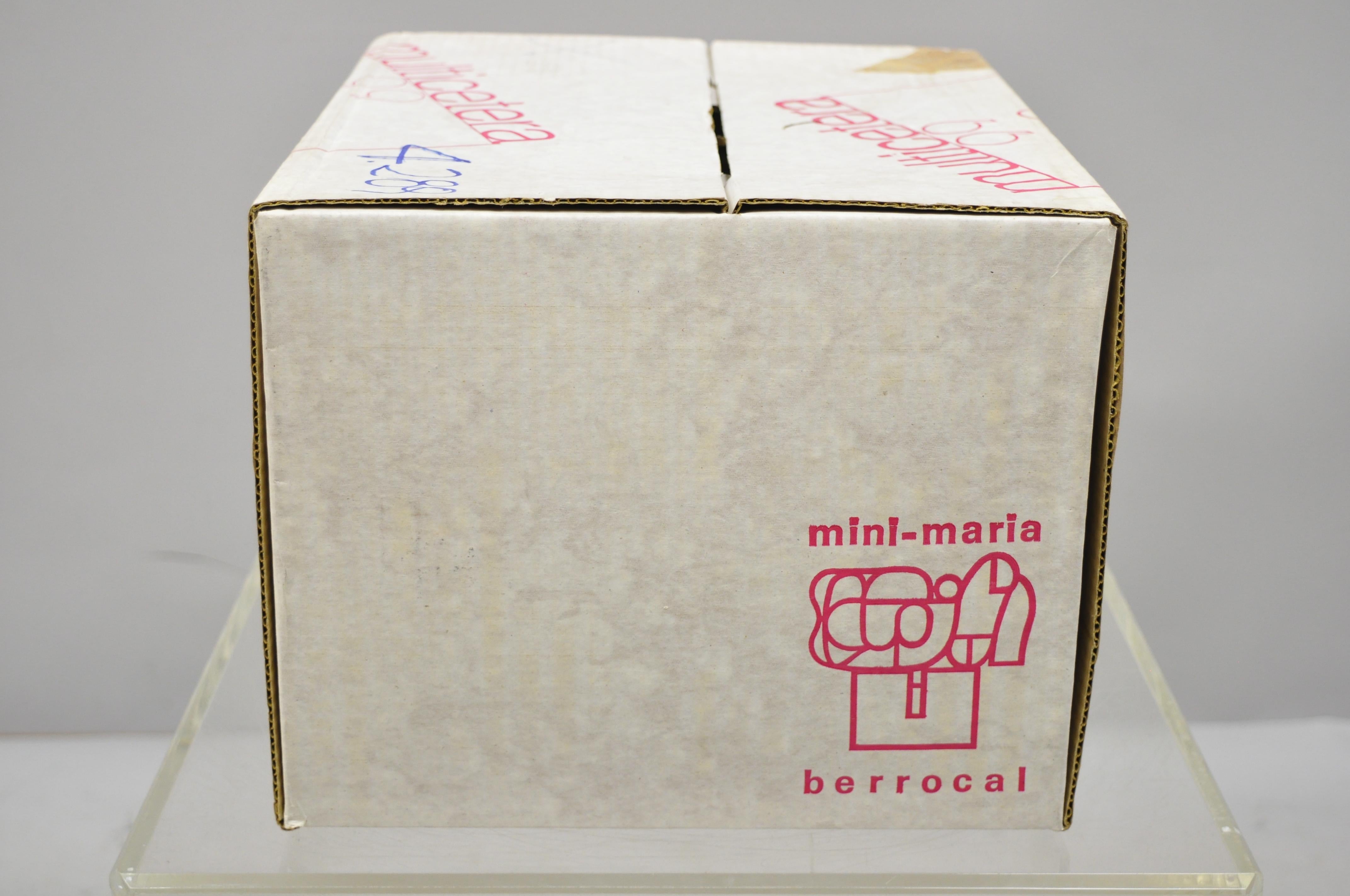 Miguel Berrocal La Mini Maria Nickel-Plated Puzzle Sculpture Box and Book 1