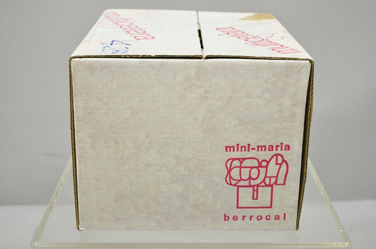 Boîte et livre de sculptures puzzle La Mini Maria en métal nickelé Miguel Berrocal en vente 2