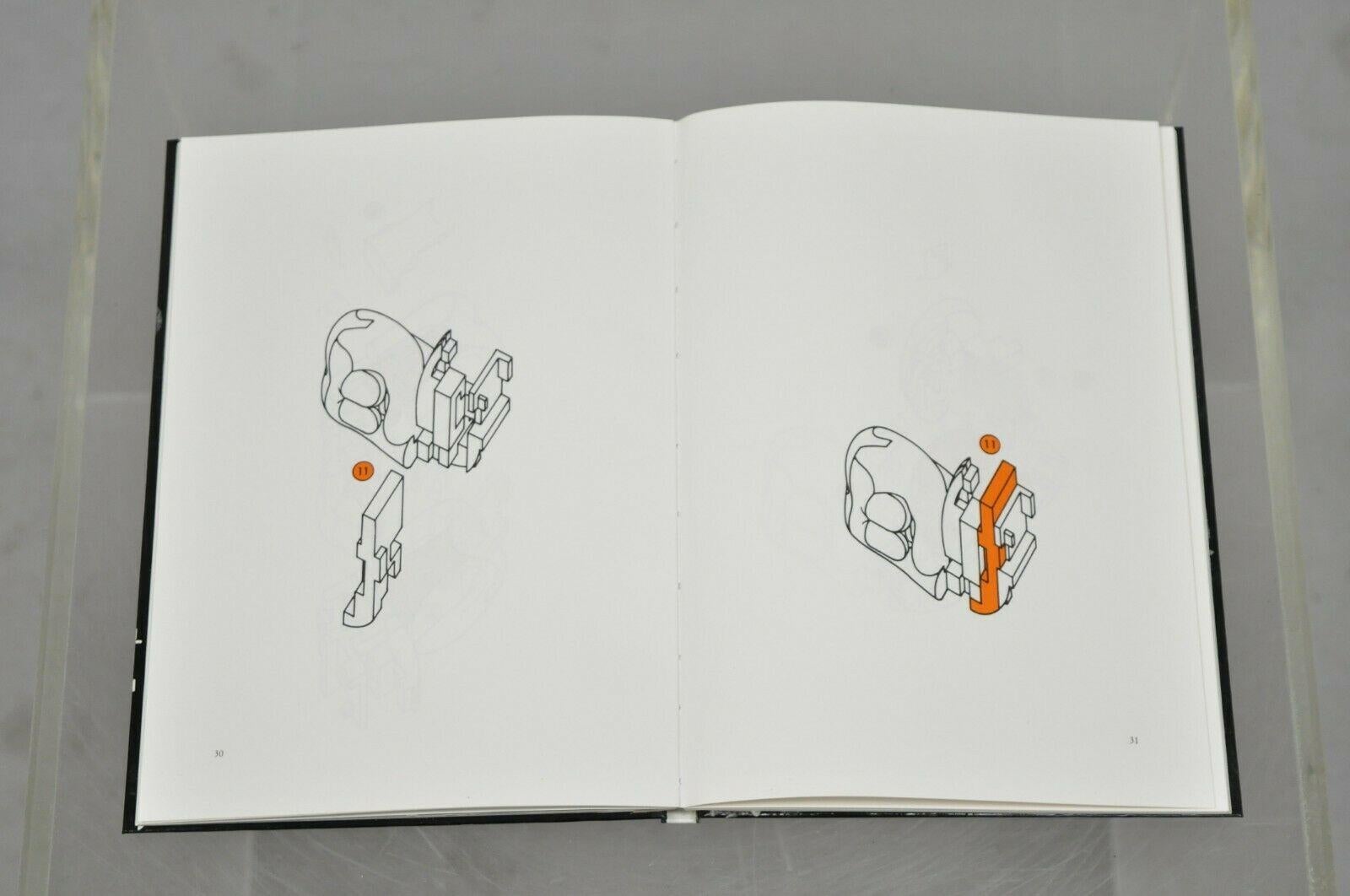 20th Century Miguel Berrocal La Mini Zoraida Nickel Plated Puzzle Sculpture Box and Book For Sale