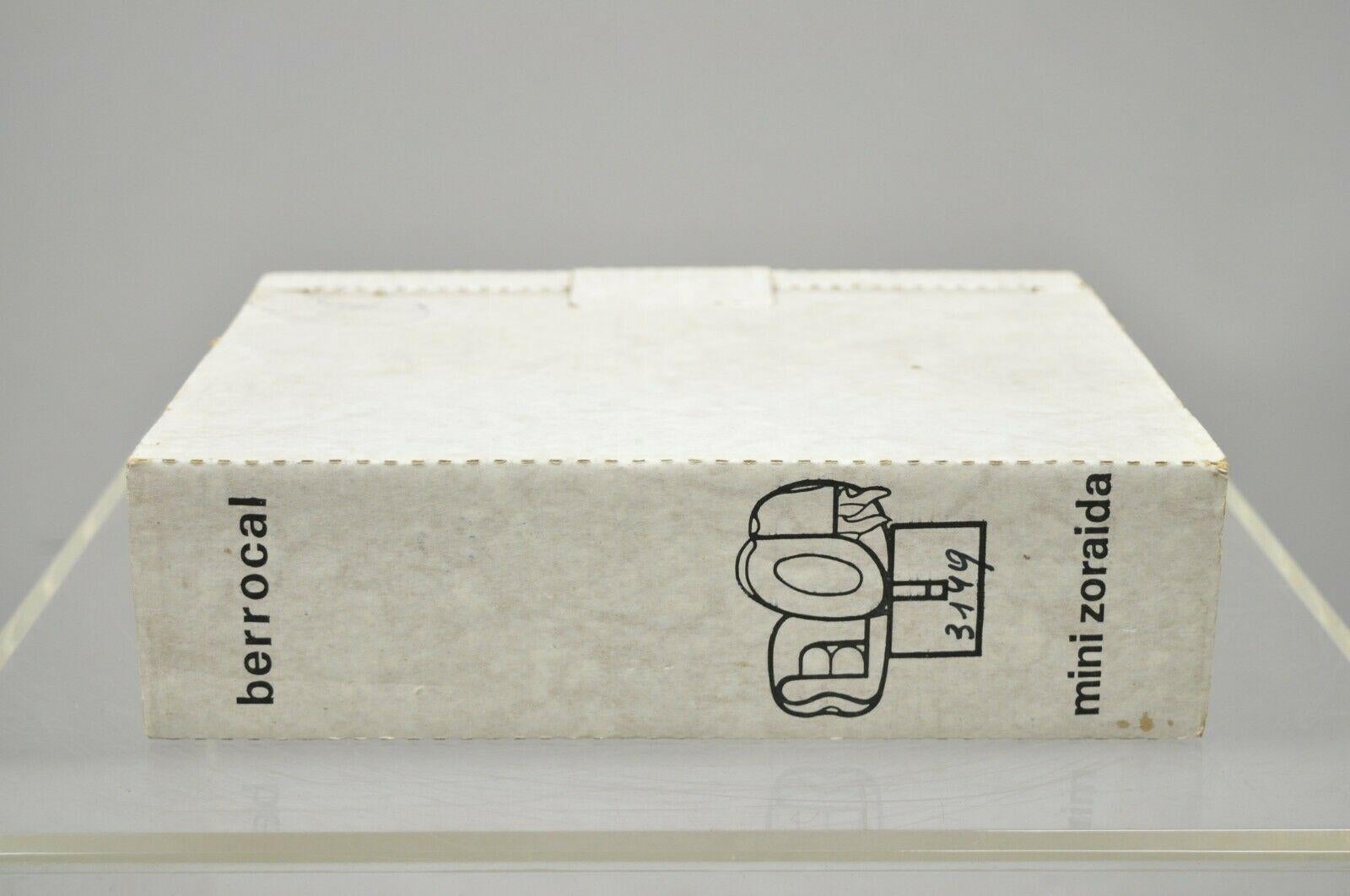 Miguel Berrocal La Mini Zoraida Nickel Plated Puzzle Sculpture Box and Book For Sale 1