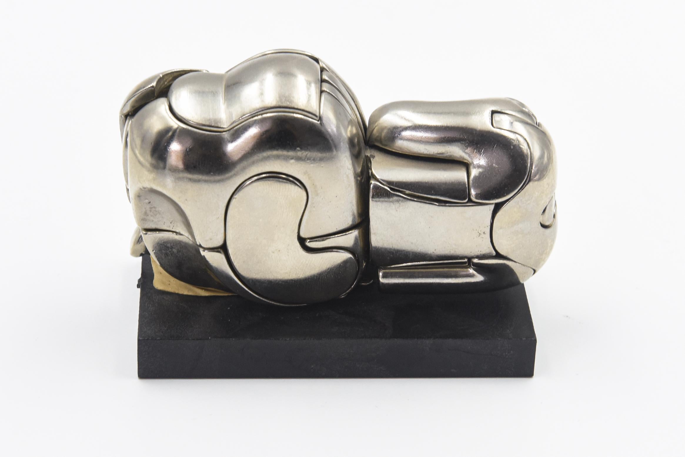 Miguel Berrocal La Mini Zoraida Puzzle-Skulptur und Buch (Mitte des 20. Jahrhunderts) im Angebot