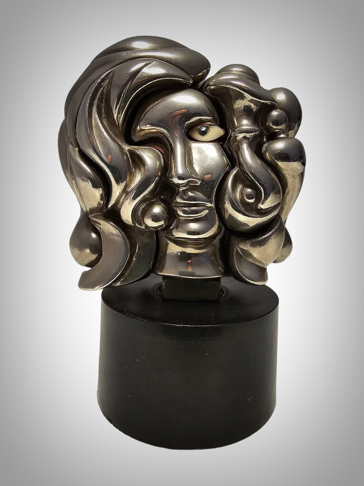 Mini-sculpture puzzle « Portrait de Michelle » de Miguel Berrocal, années 1960 en vente 1