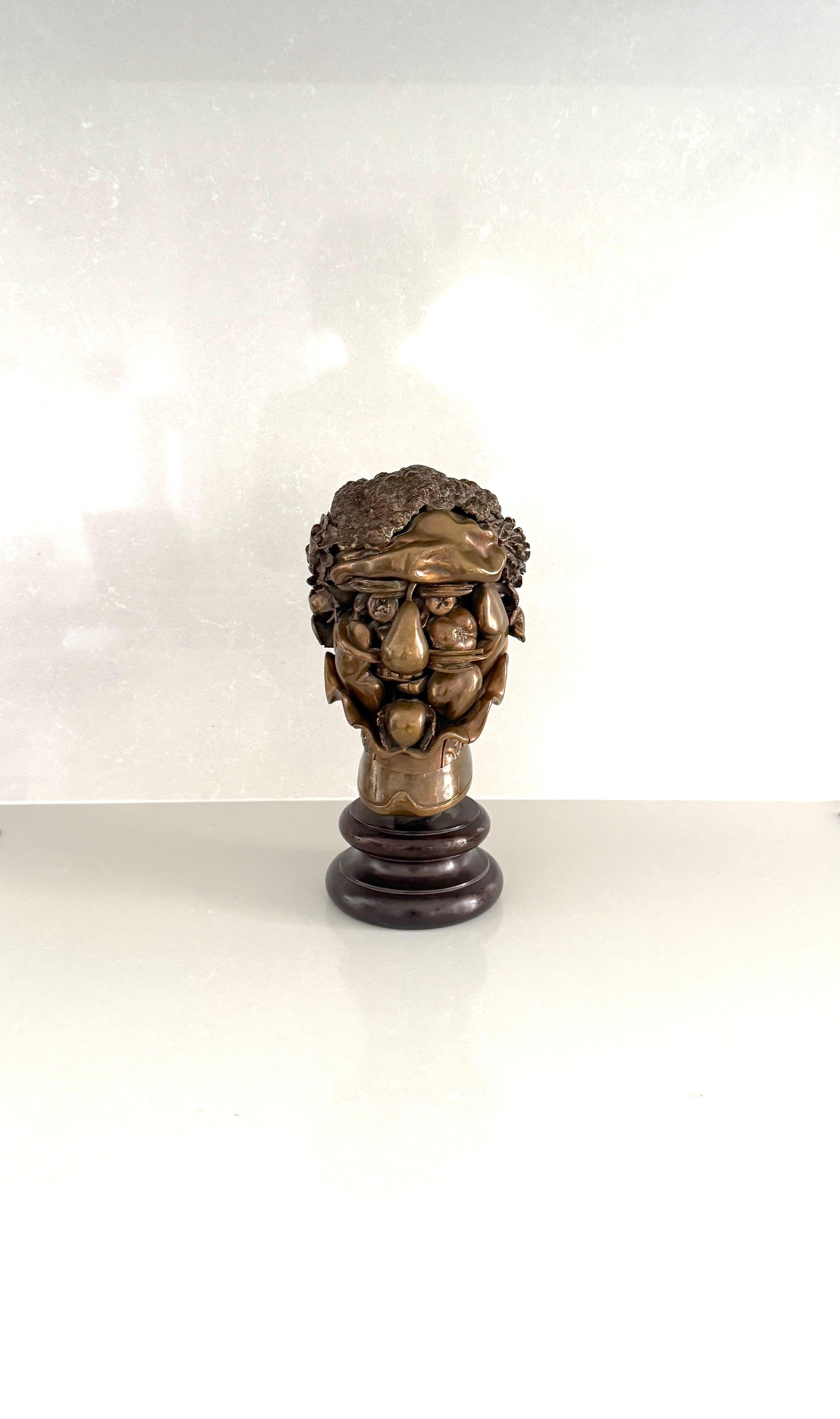 Magnifique sculpture en puzzle signée Miguel Berrocal (Espagne 1933-2005). Ce puzzle en trois dimensions s'intitule 