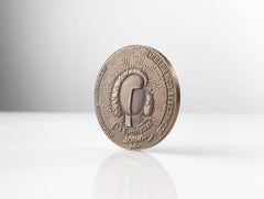 Miguel Berrocal Opus 294 Bronze Medal La Mecánica Electricidad Gijón 1980s