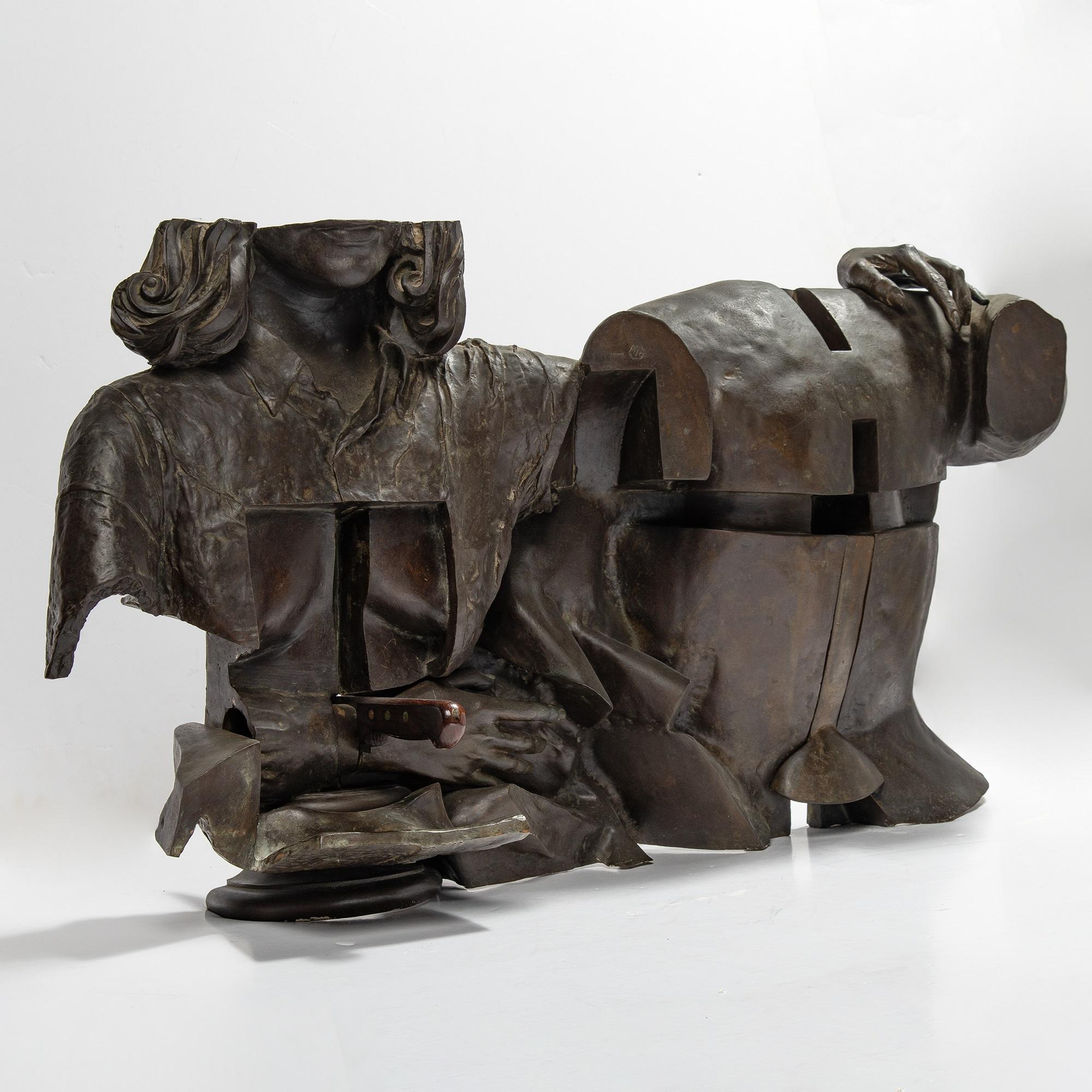 Miguel Berrocal Figurative Sculpture – Alfa Romeo
