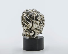Ritratto di Michele - Scultura nichelata di M. Berrocal - 1969