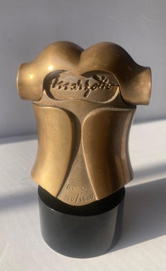 Miguel Berrocal "Torso Marzotto" Bronze Sculpture Signed