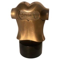 Miguel Berrocal "Torso Marzotto" Bronze Sculpture Signed