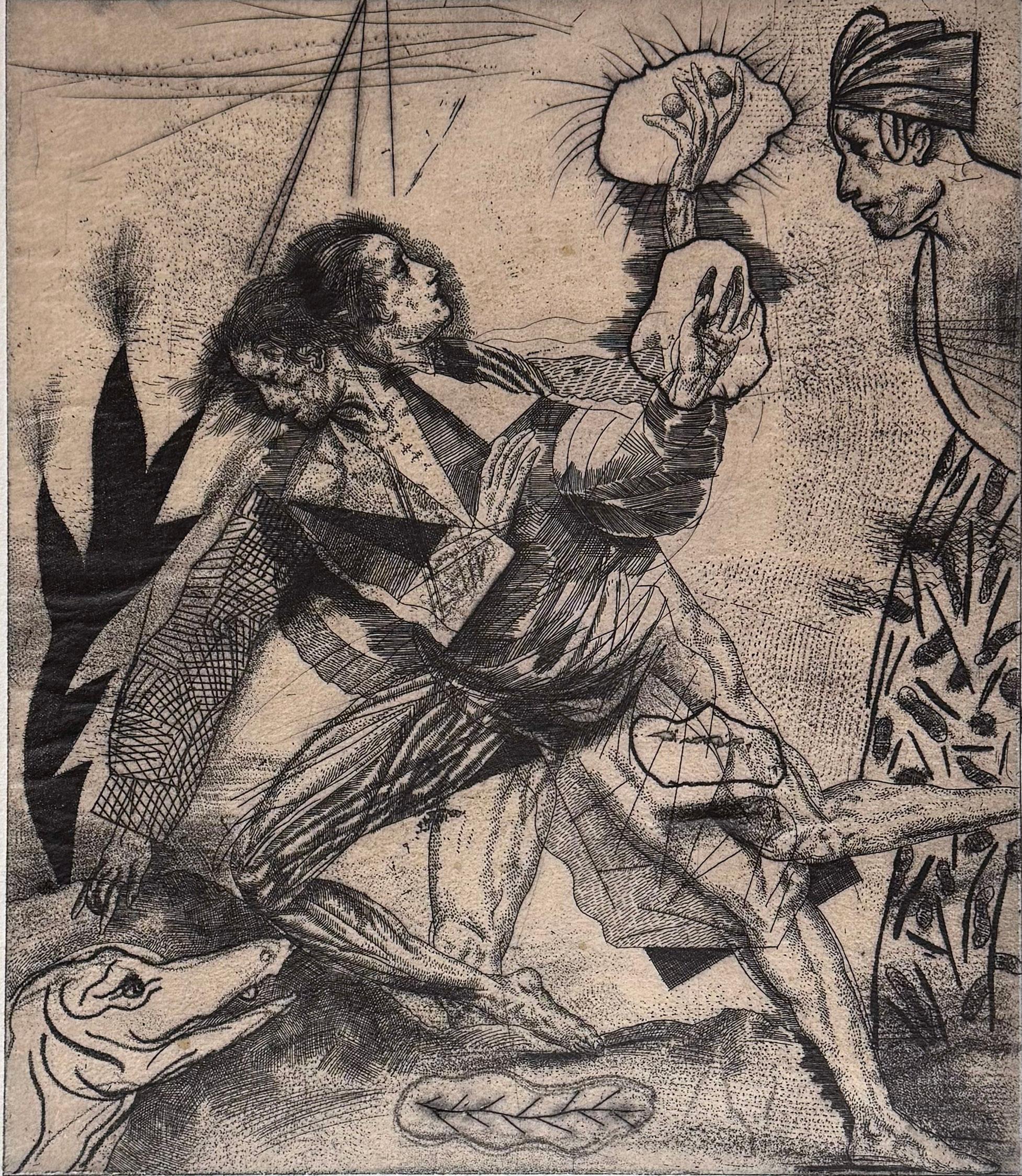 Firmado, titulado y numerado a lápiz, de la edición de 30 ejemplares.

Miguel Condé es un magnífico pintor figurativo, dibujante y grabador mexicano. An He nació en 1939 en Pittsburgh, Pensilvania, pero ahora vive y trabaja tanto en Madrid como en