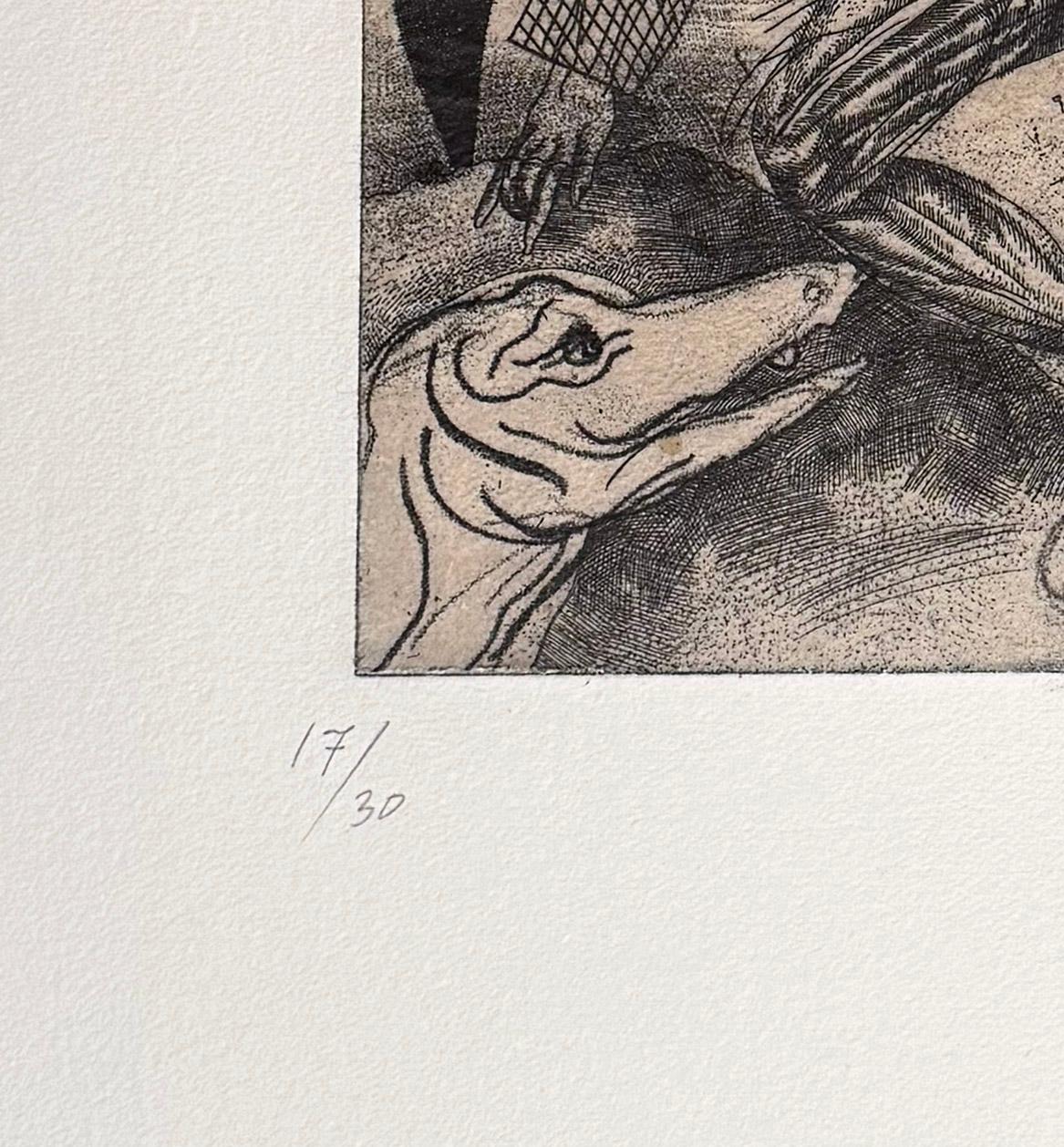 Retour au Noir X - Contemporary Print by Miguel Conde