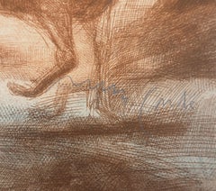 Veterinarian, Animal Lover - Original etching, Handsigned & Numbered /80