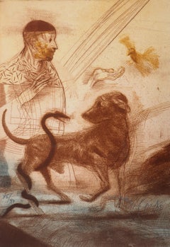 Veterinarian, Animal Lover - Original etching, Handsigned & Numbered /80