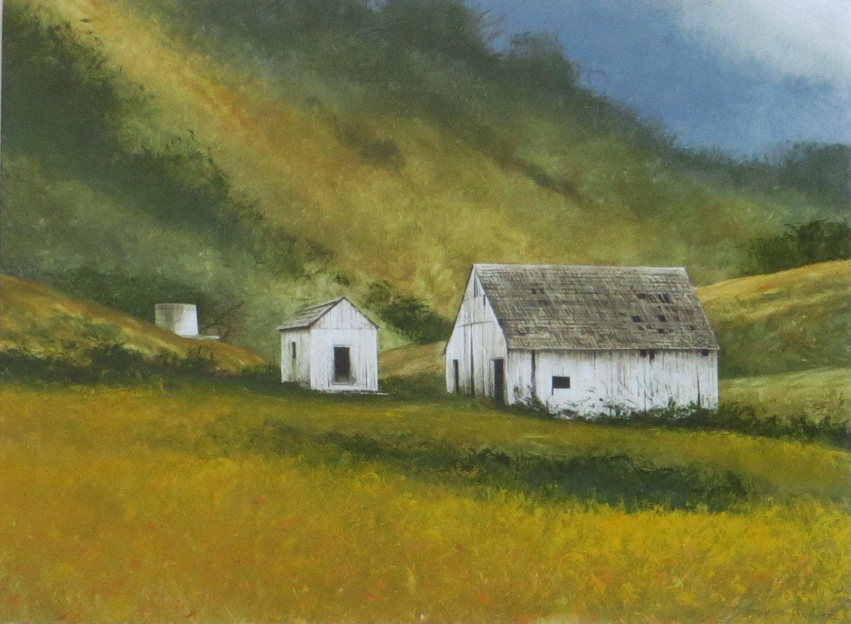Rural Relics - Painting by Miguel Dominguez