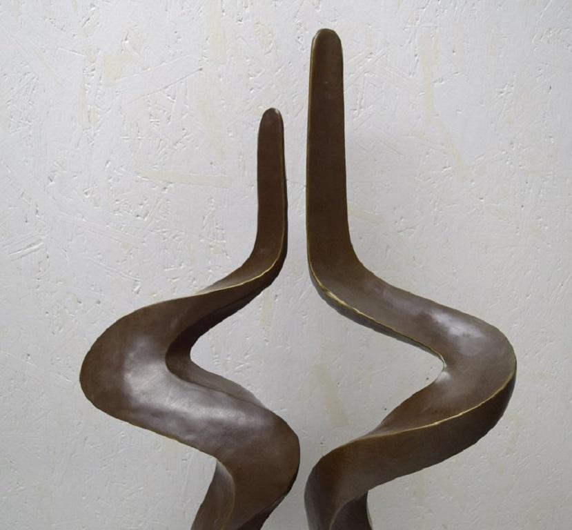 20th Century Miguel Fernando Lopez 'Milo', Portuguese Sculptor, Colossal Bronze Sculpture