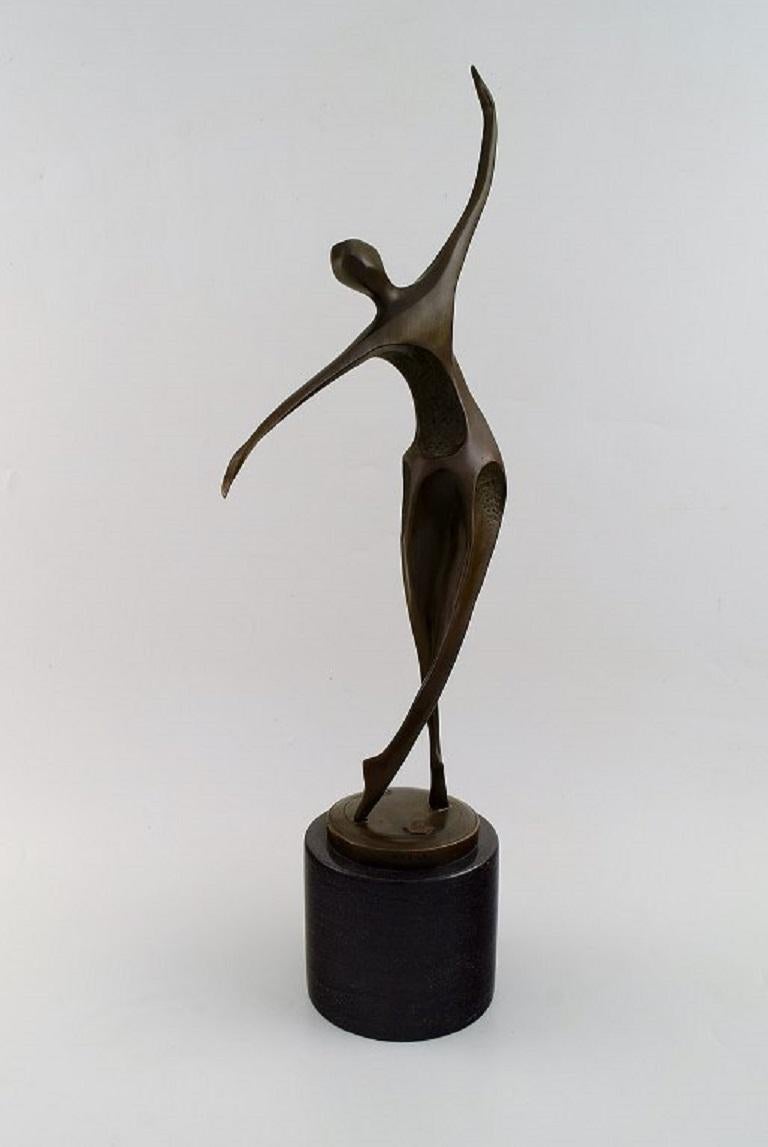 Miguel Fernando Lopez (Milo). Sculpteur portugais. Sculpture féminine moderniste Excellent état - En vente à Copenhagen, DK