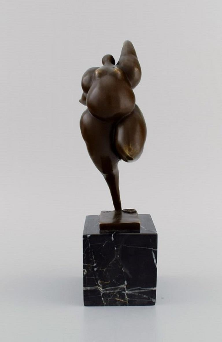 20th Century Miguel Fernando Lopez 'Milo', Portuguese Sculptor, Sculpture of Nude Woman