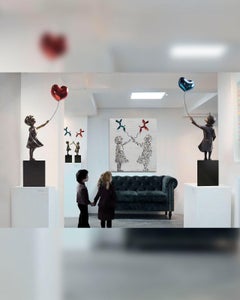 A boy with Balloon 76 – Miguel Guía Street Art Cast bronze Sculpture Big