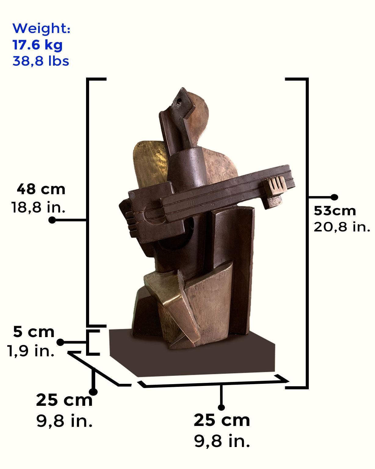 Kubistische Skulptur 