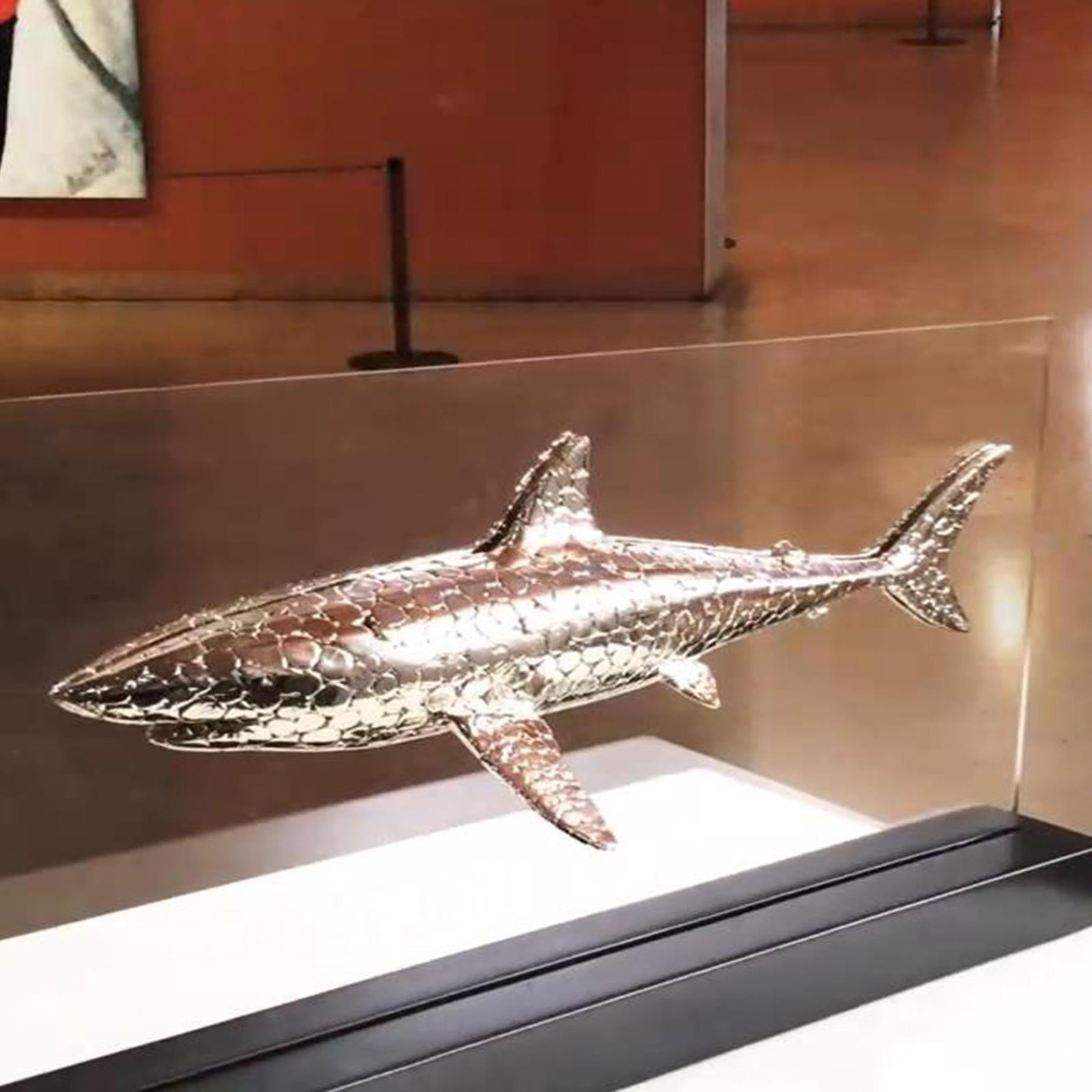 Deep evolution - Miguel Guía Pop Art Nickel layer Sculpture For Sale 11