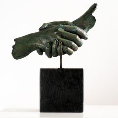 Friendship - Miguel Guía Realism Bronze layer Sculpture