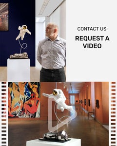 GRAVITY - Miguel Guía Realist Sculpture compacted marble powder