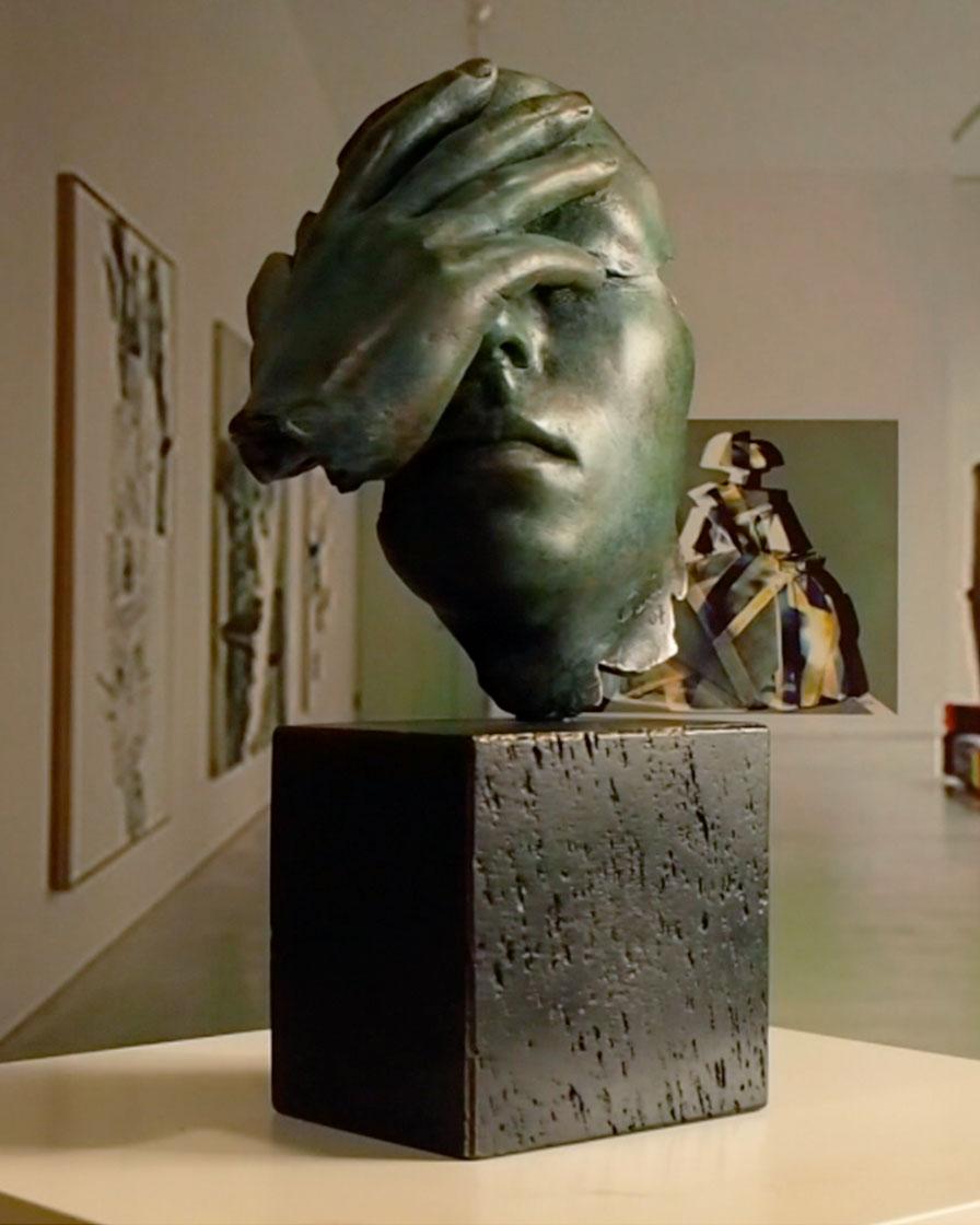 Reflexion - Miguel Guía Realism Bronze layer Sculpture 6