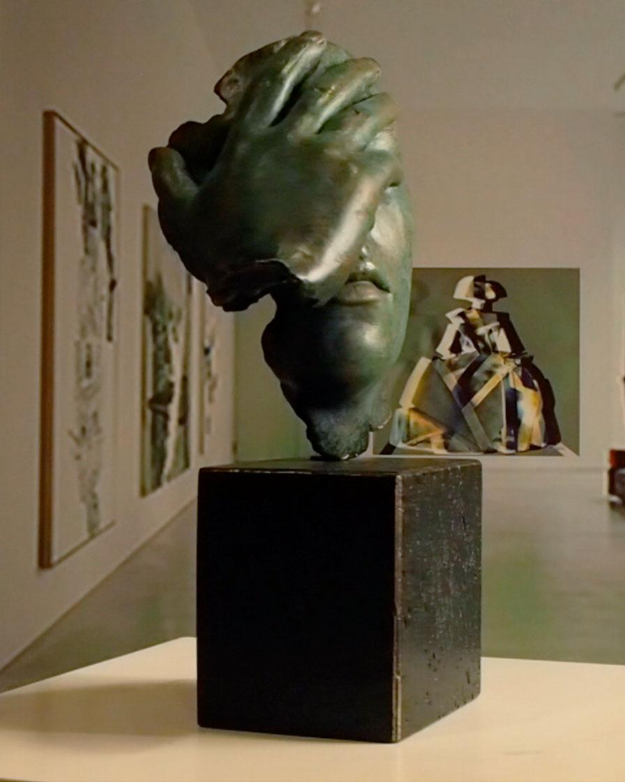 Reflexion - Miguel Guía Realism Bronze layer Sculpture 11