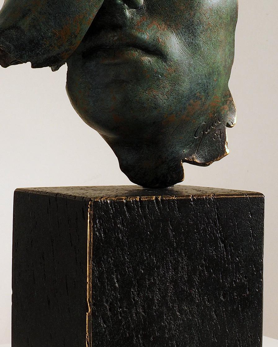 Reflexion - Miguel Guía Realism Bronze layer Sculpture 15