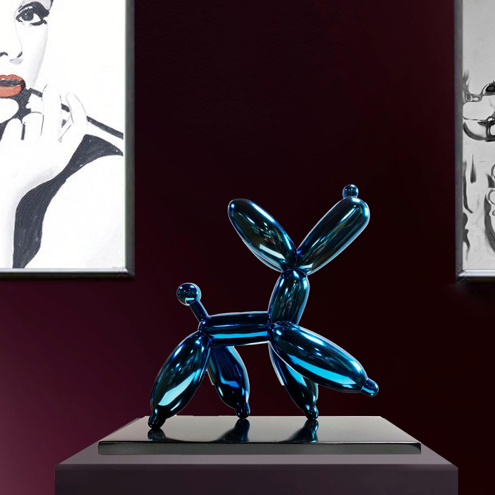 Smug dog - Miguel Guía, Pop Art Nickel layer Sculpture (choose finish color) 14