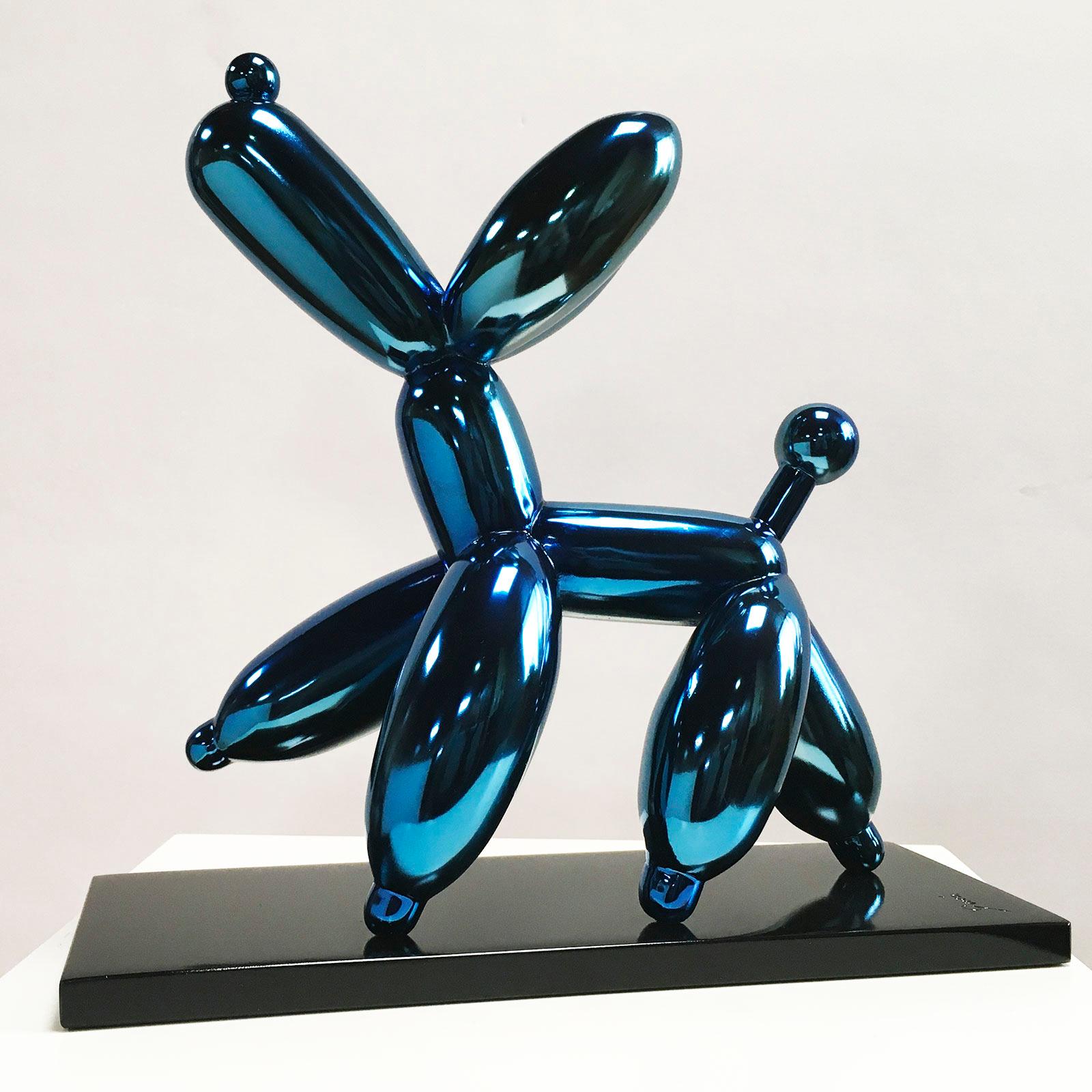 Smug dog - Miguel Guía, Pop Art Nickel layer Sculpture (choose finish color) 17