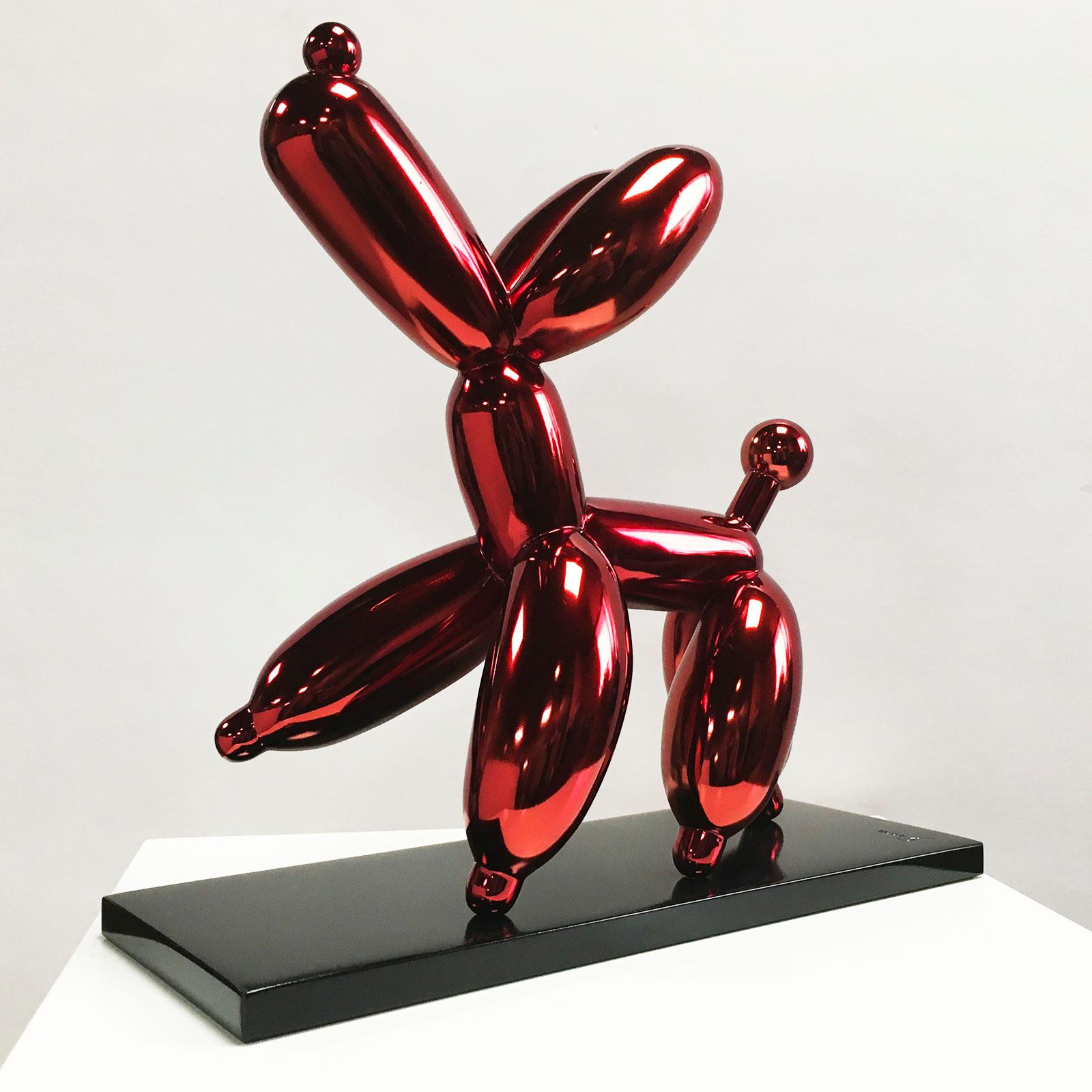 Smug dog - Miguel Guía, Pop Art Nickel layer Sculpture (choose finish color) 7