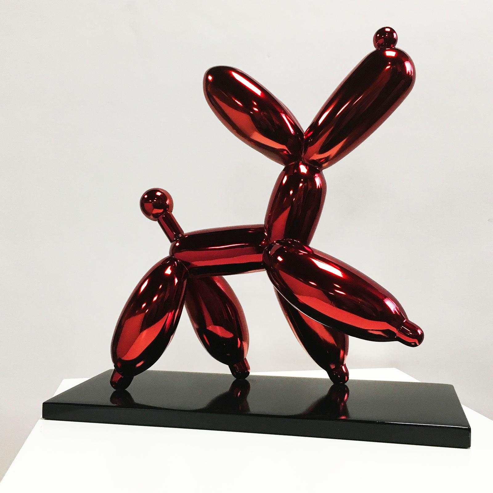 Smug dog - Miguel Guía, Pop Art Nickel layer Sculpture (choose finish color) 8