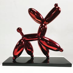 Smug dog - Miguel Guía, Pop Art Nickel layer Sculpture (choose finish color)