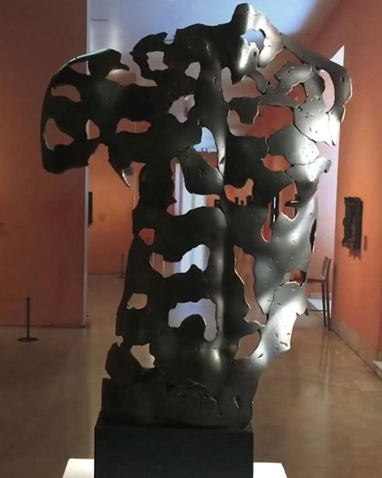 The Essence of Masculinity - Miguel Guía Expressionist Bronze layer Sculpture For Sale 15