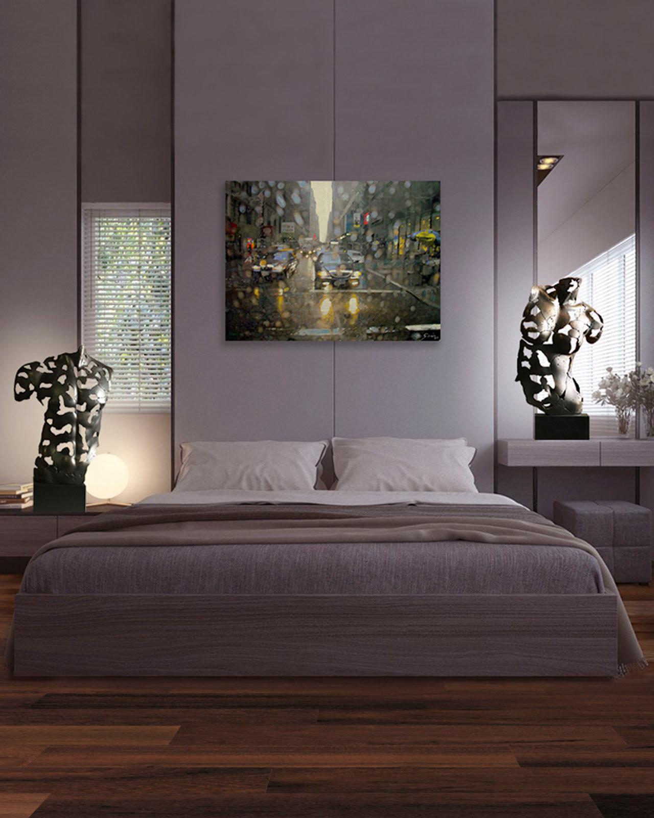 The Essence of Masculinity - Miguel Guía Expressionist Bronze layer Sculpture For Sale 2