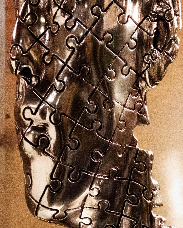 Miguel Guía We are an enigma Nickel Miguel Guía Realism compacted