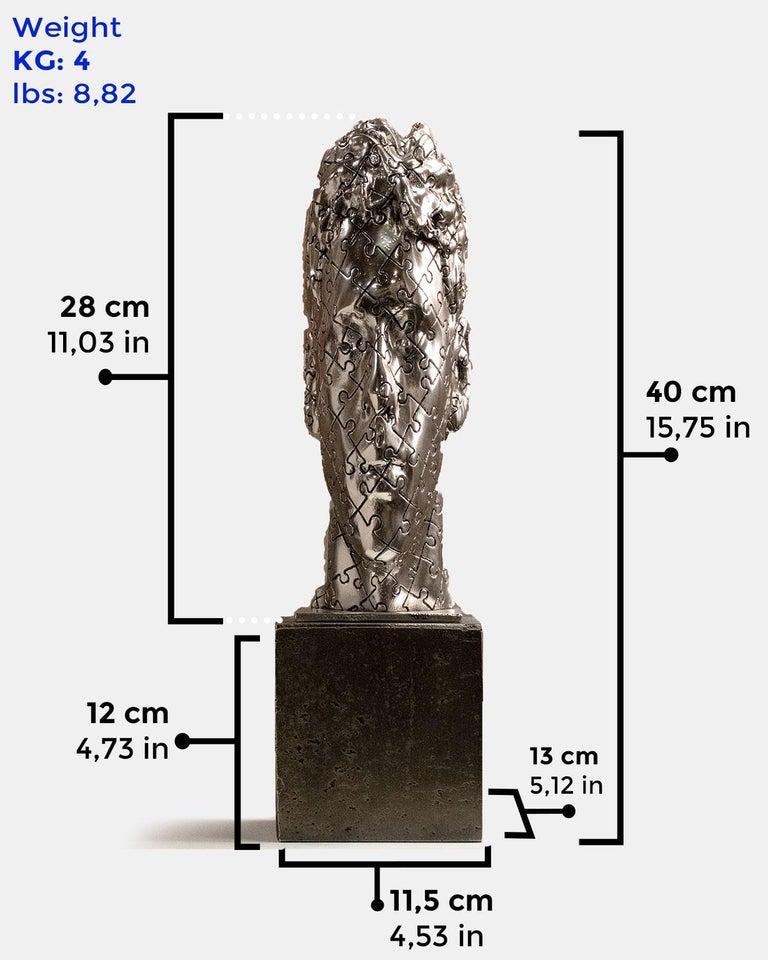 Miguel Guía We are an enigma Nickel Miguel Guía Realism compacted