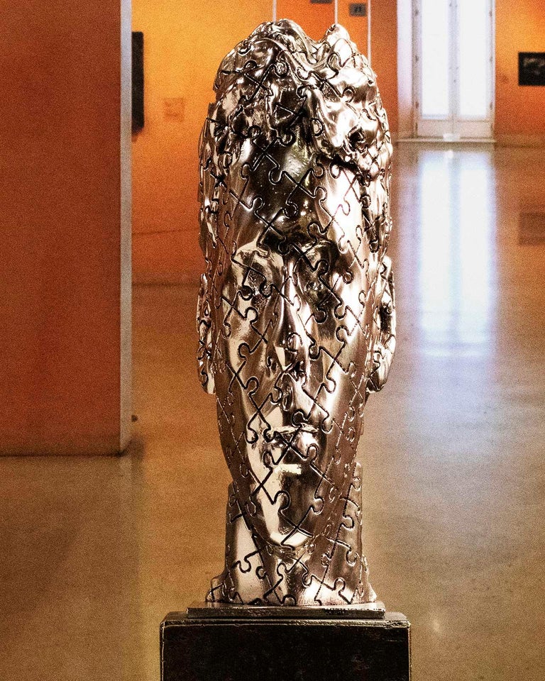 Miguel Guía We are an enigma Nickel Miguel Guía Realism compacted