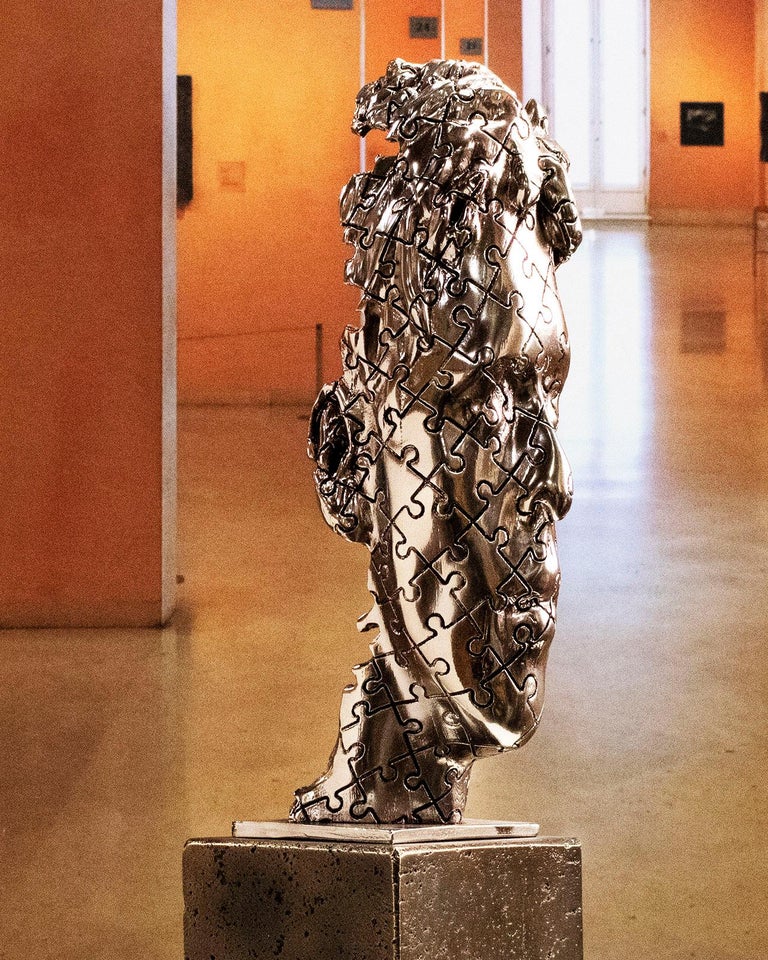 Miguel Guía We are an enigma Nickel Miguel Guía Realism compacted