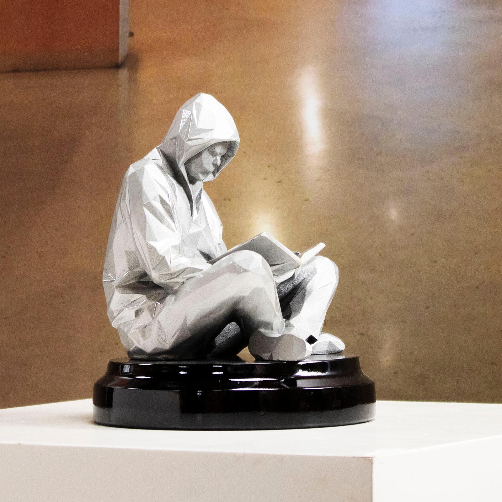 Young synthesis reading - Miguel Guía Pop Art Sculpture For Sale 8