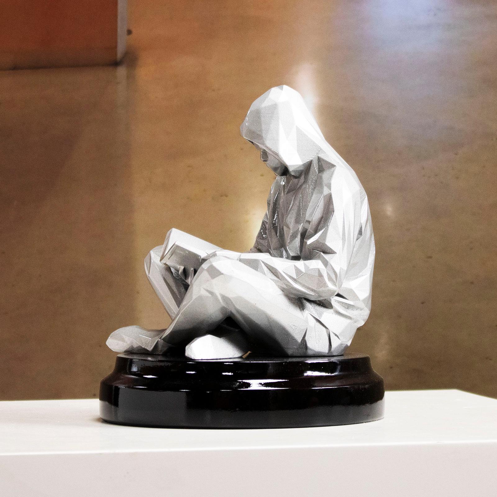 Young synthesis reading - Miguel Guía Pop Art Sculpture For Sale 3