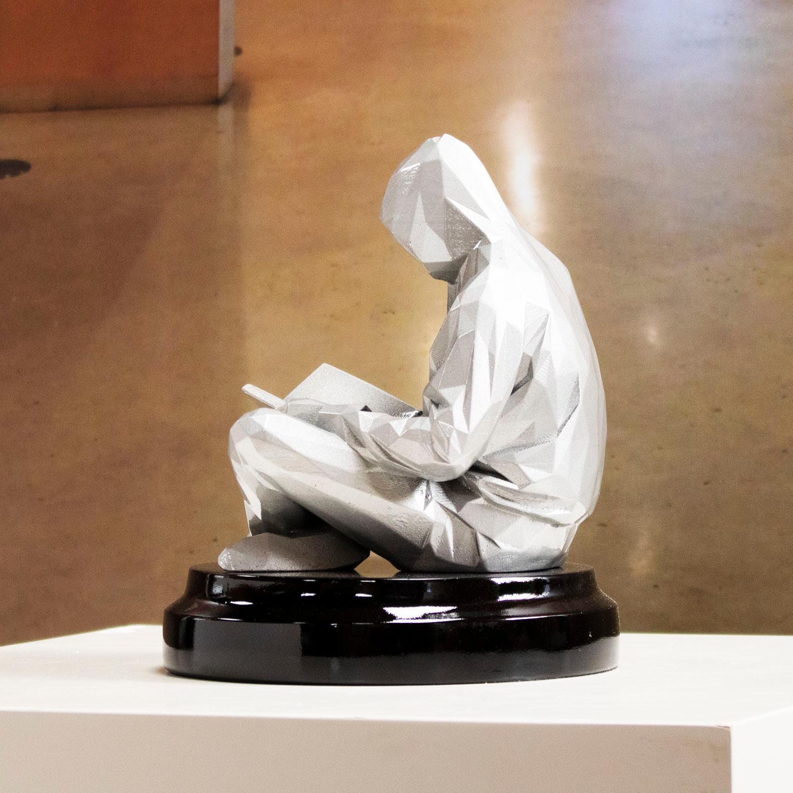 Young synthesis reading - Miguel Guía Pop Art Sculpture For Sale 4