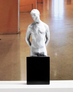 Young torso synthesis - Miguel Guía Pop Art Sculpture
