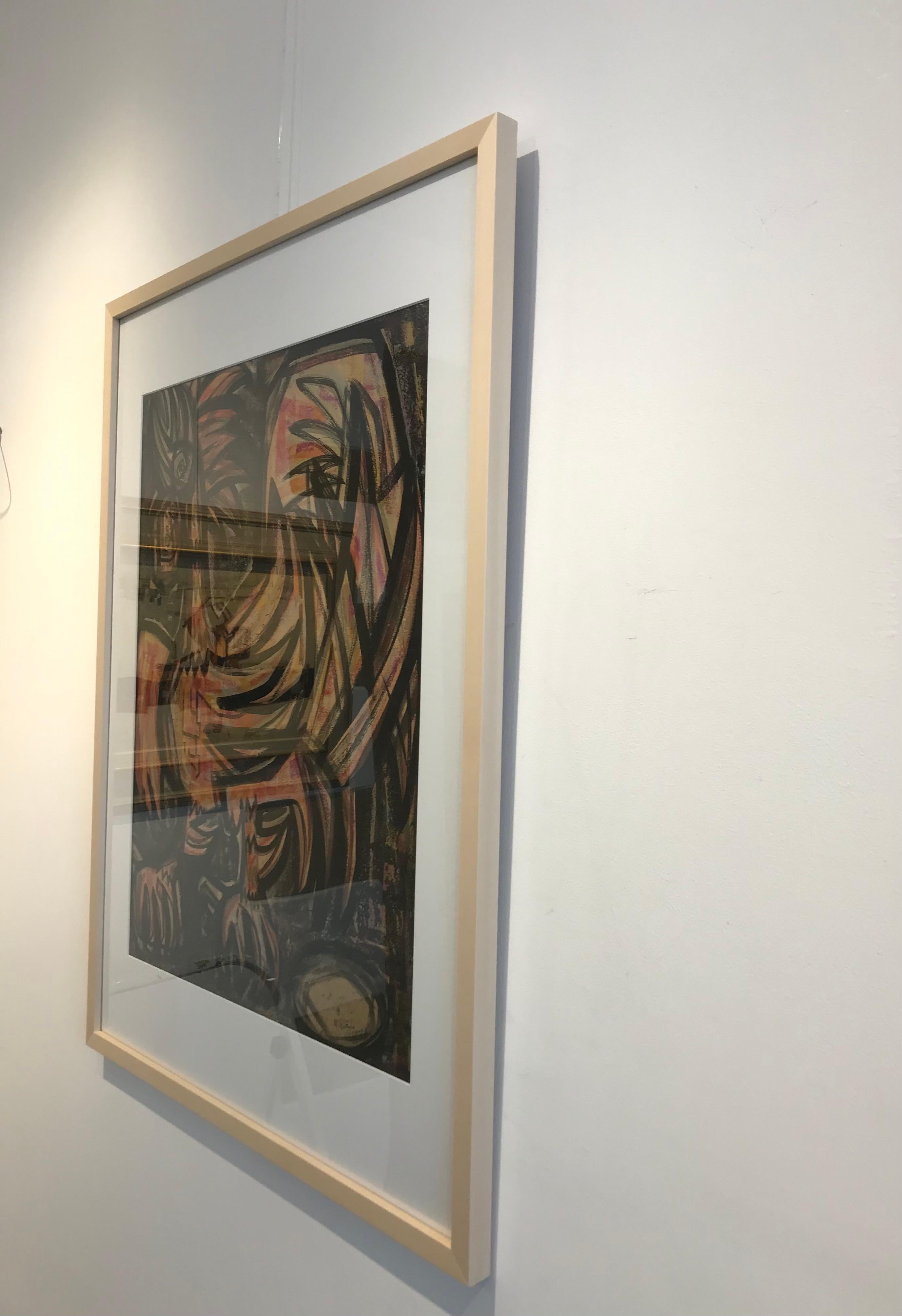 Gallo de Miguel Herrero Muniesa - Gouache sobre papel 60x47 cm 4