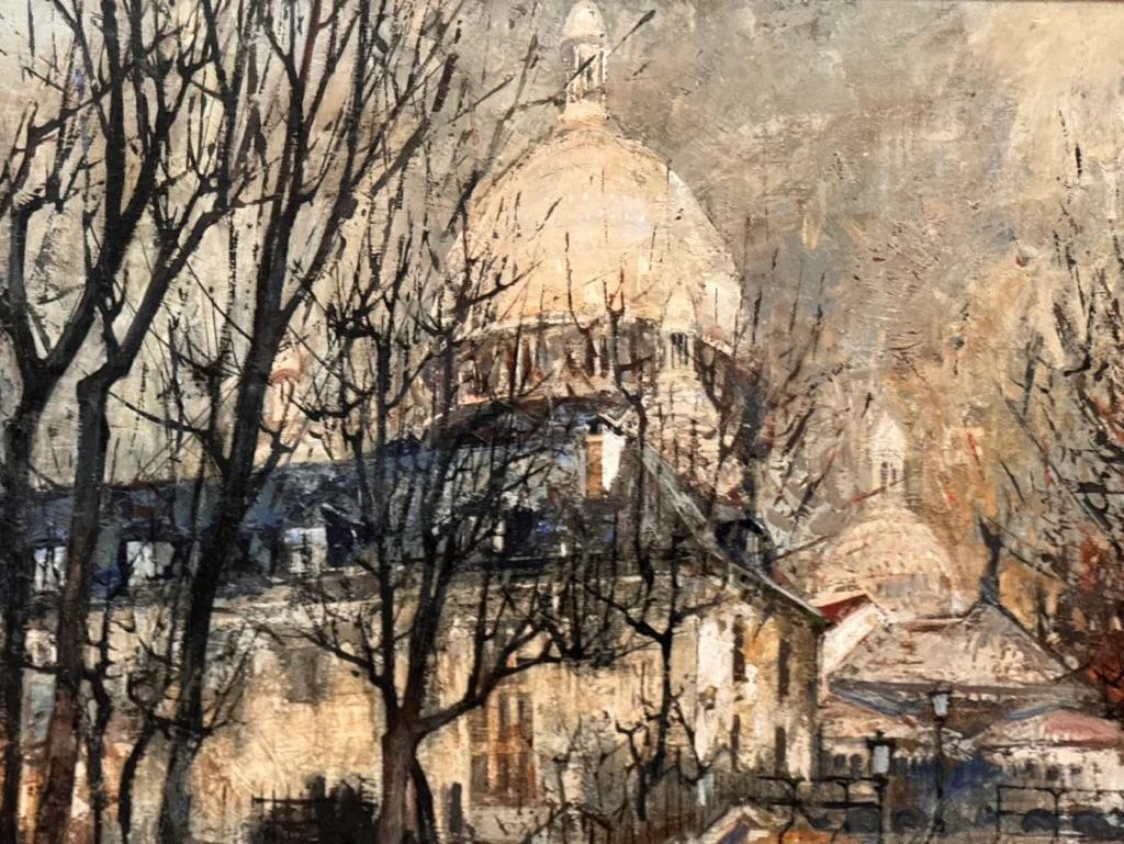 Miguel Llabrés (spagnolo, 1930 - 1983)Sacre-Coeur, Parigi olio su tela firmatoLlabrés (in basso a destra); titolato (sul retro) 33 x 39 pollici. Incorniciato, 42,5 x 50